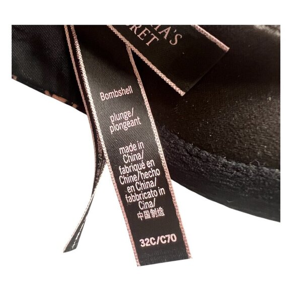 NWT Victoria’s Secret Bombshell Add-2-Cups Smooth Push-Up Bra Leopard Print 32 C - Picture 2 of 9